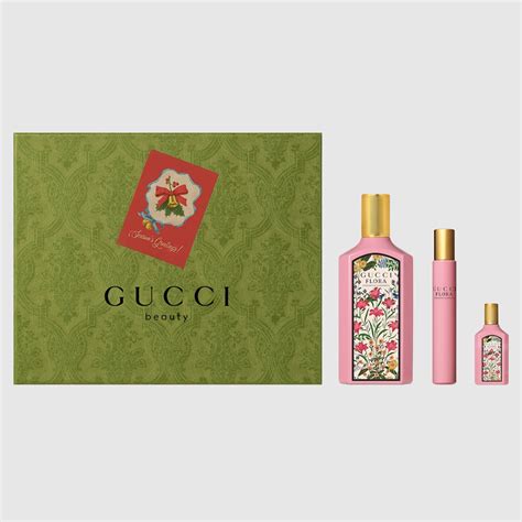 cheap gucci perfume gift sets|gucci flora gardenia gift set.